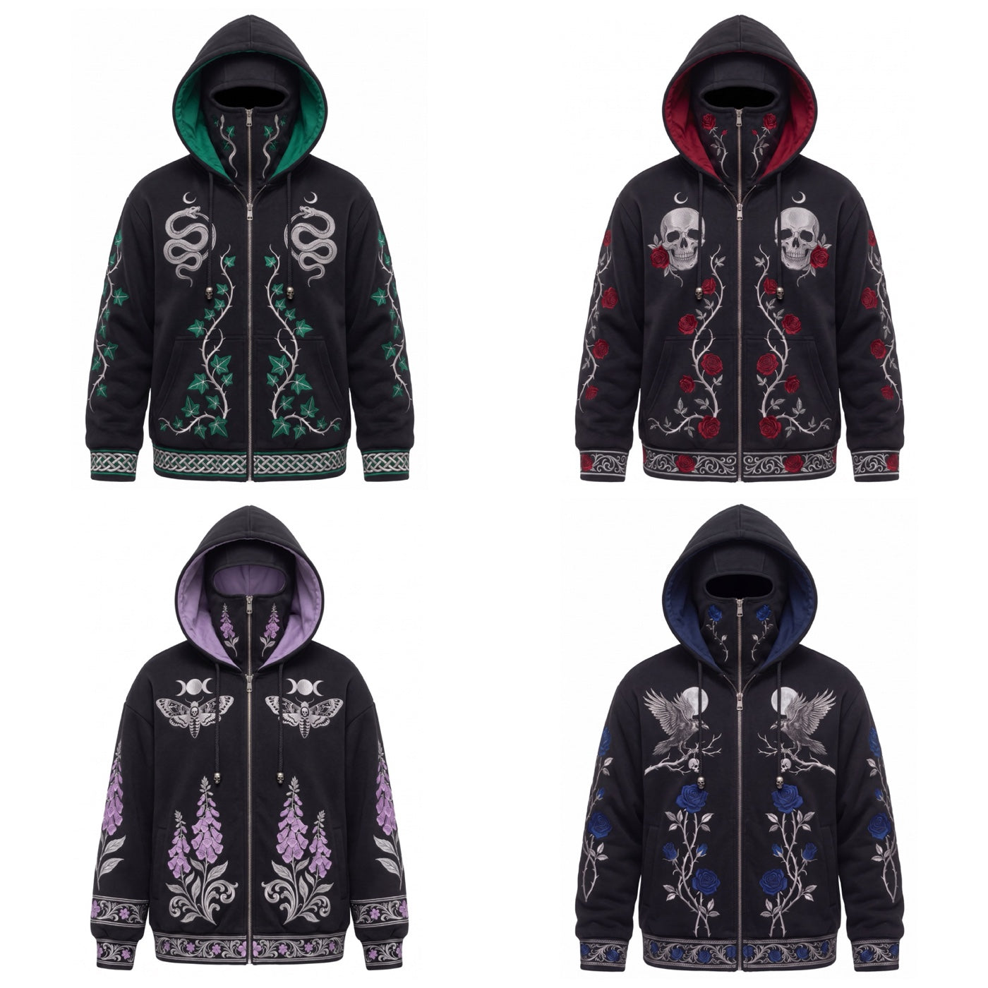 All four Ravenhood designs